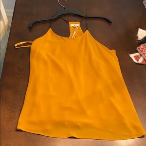 Yellow halter top